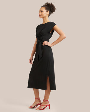 Cassandra Tie-Front Wrap Dress | Modern ...